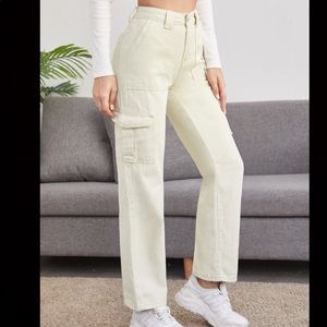 High Waist Cargo Pants/Jeans